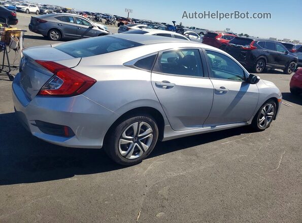 2HGFC2F54GH527840 2016 HONDA CIVIC Silver Հետևի աջ