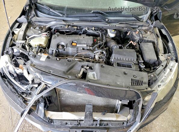 2HGFC2F54GH529376 2016 HONDA CIVIC Black Вид задньої частини салону