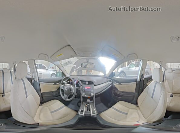 2HGFC2F54GH529376 2016 HONDA CIVIC Black Вид наклейки з VIN-кодом