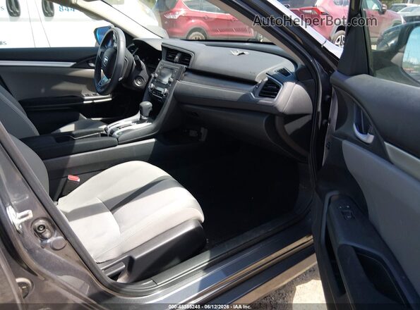 2HGFC2F54GH537512 2016 HONDA CIVIC Gray Widok wnętrza z przodu