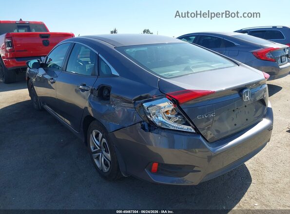 2HGFC2F54GH548543 2016 HONDA CIVIC Gray Задня ліва чверть