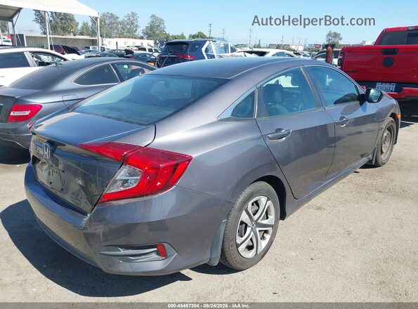 2HGFC2F54GH548543 2016 HONDA CIVIC Gray Задня права чверть