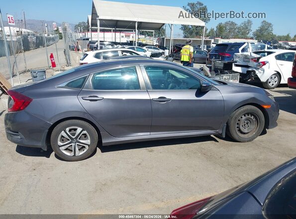 2HGFC2F54GH548543 2016 HONDA CIVIC Gray Вид задньої частини салону