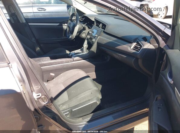 2HGFC2F54GH548543 2016 HONDA CIVIC Gray Вид салону спереду