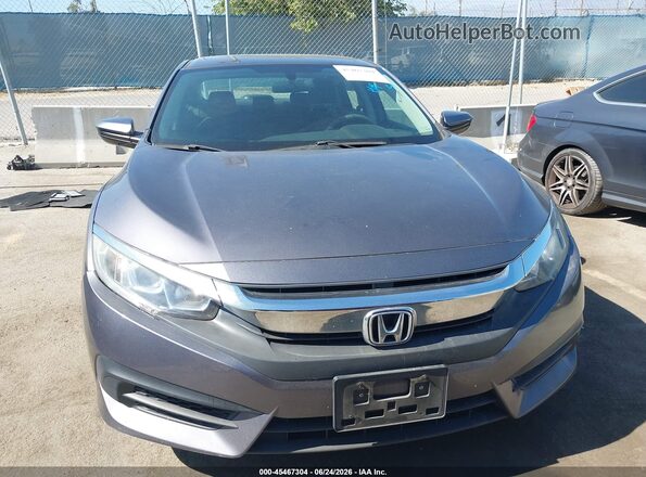 2HGFC2F54GH548543 2016 HONDA CIVIC Gray Вид щитка приладів