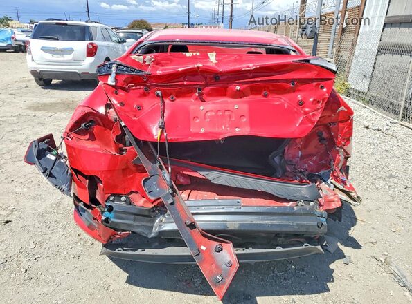 2HGFC2F54GH550888 2016 HONDA CIVIC Красный Вид сзади