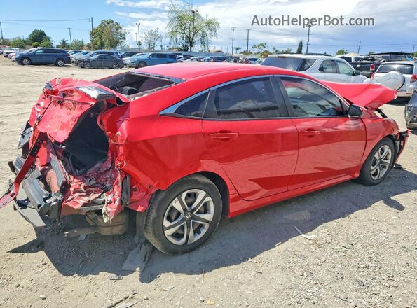 2HGFC2F54GH550888 2016 HONDA CIVIC Красный Задняя правая четверть