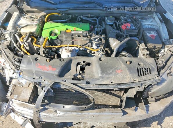2HGFC2F54GH553614 2016 HONDA CIVIC White Вид задньої частини салону