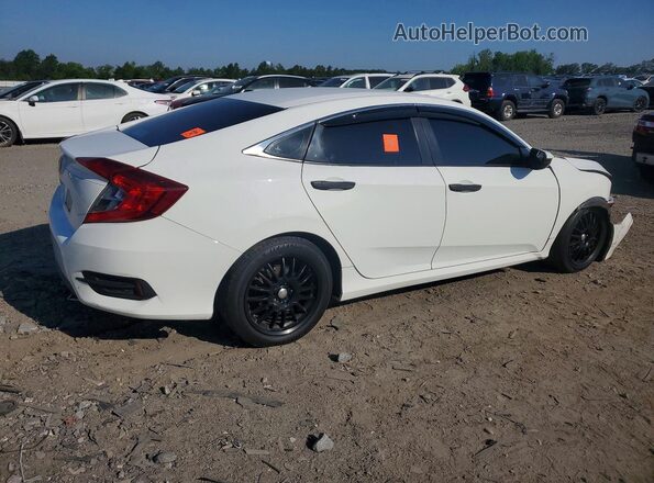 2HGFC2F54GH553614 2016 HONDA CIVIC White Задня права чверть