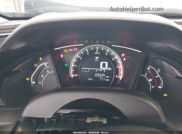 2HGFC2F54HH518301 2017 HONDA CIVIC Gray Հետևի նստատեղերի տեսք