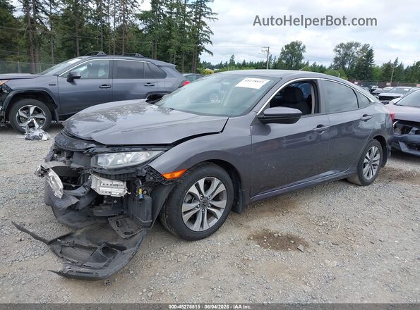 2HGFC2F54HH539973 2017 HONDA CIVIC Gray Przód lewy
