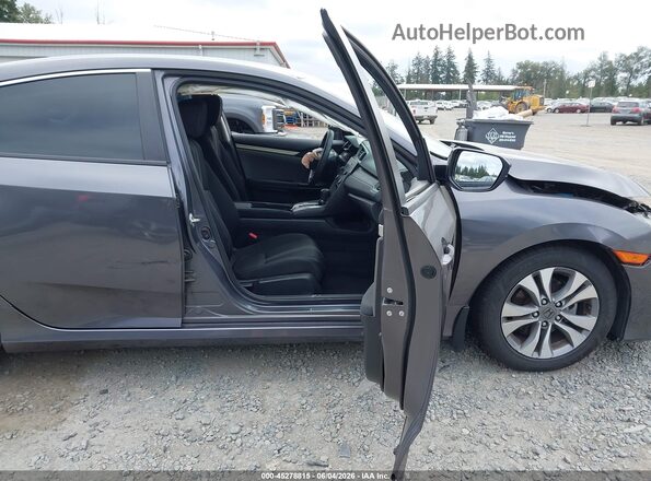 2HGFC2F54HH539973 2017 HONDA CIVIC Gray Widok wnętrza z przodu