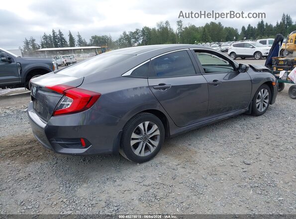 2HGFC2F54HH539973 2017 HONDA CIVIC Gray Tył prawy