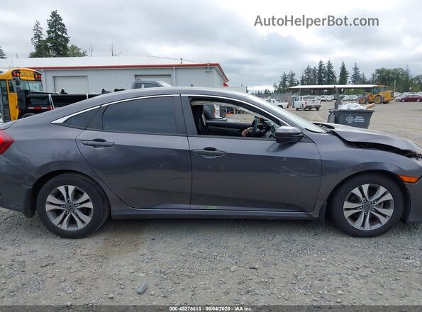 2HGFC2F54HH539973 2017 HONDA CIVIC Gray Widok wnętrza z tyłu