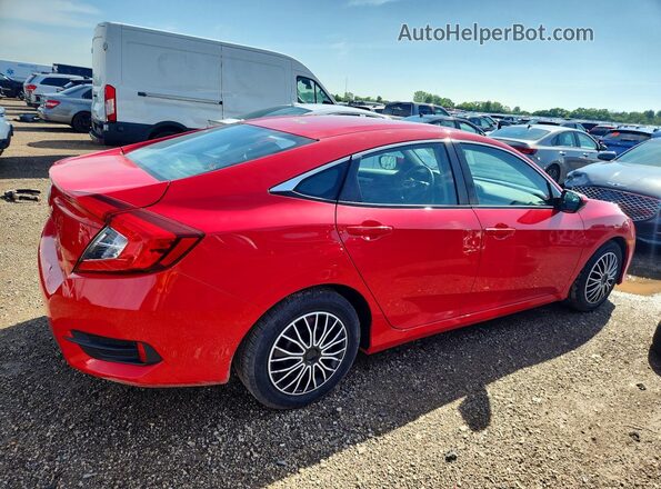 2HGFC2F54HH546759 2017 HONDA CIVIC Red უკანა მარჯვენა