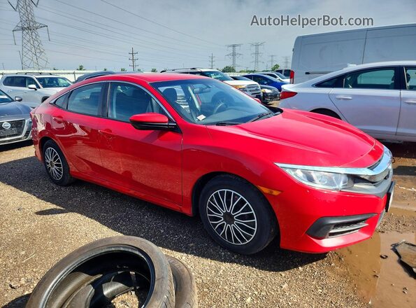 2HGFC2F54HH546759 2017 HONDA CIVIC Red წინა მარჯვენა