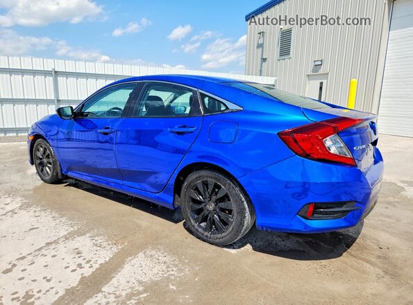 2HGFC2F54JH008634 2018 HONDA CIVIC Blue Հետևի ձախ
