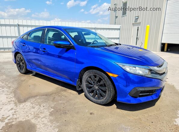 2HGFC2F54JH008634 2018 HONDA CIVIC Blue Առջևի աջ