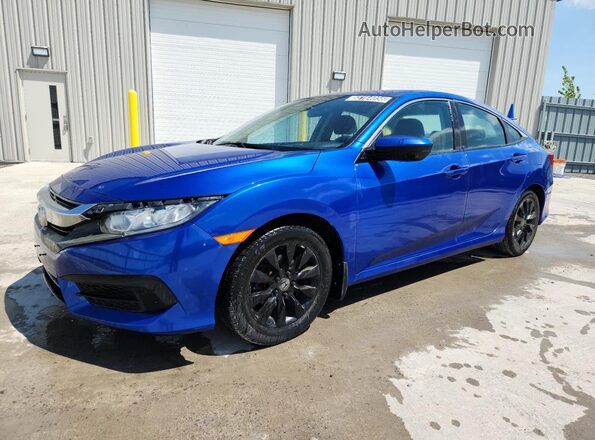 2HGFC2F54JH008634 2018 HONDA CIVIC Blue Սալոնի 360 աստիճան տեսք