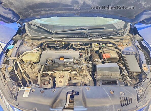 2HGFC2F54JH008634 2018 HONDA CIVIC Blue Սալոնի հետևի տեսք