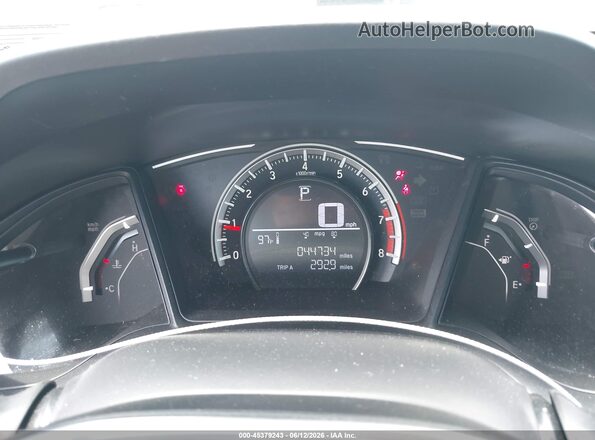 2HGFC2F54JH522452 2018 HONDA CIVIC Gray Rear seats view