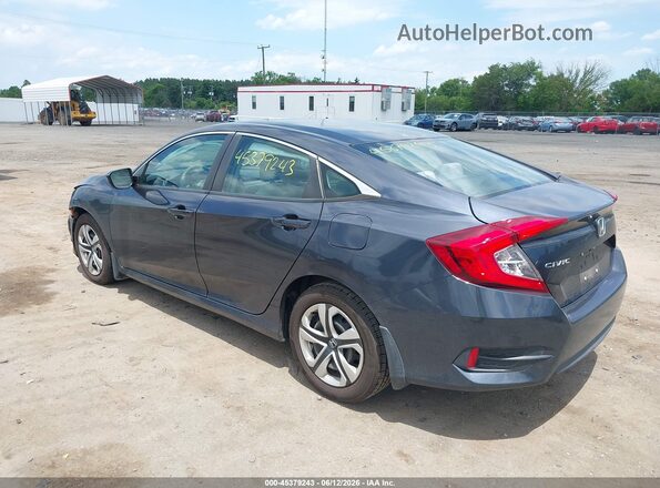 2HGFC2F54JH522452 2018 HONDA CIVIC Gray Rear left