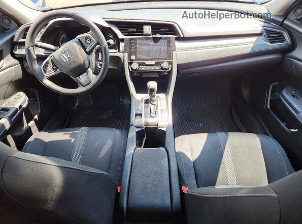 2HGFC2F54KH013981 2019 HONDA CIVIC Blue Dashboard view