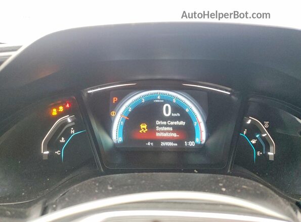 2HGFC2F55GH032658 2016 HONDA CIVIC Черный Вид щитка приборов