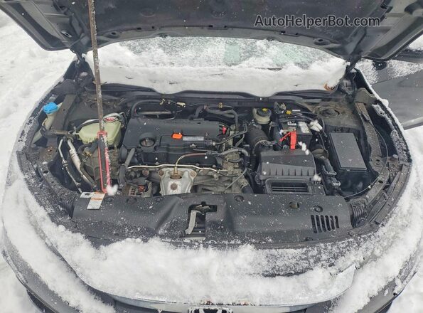 2HGFC2F55GH032658 2016 HONDA CIVIC Черный Вид задней части салона
