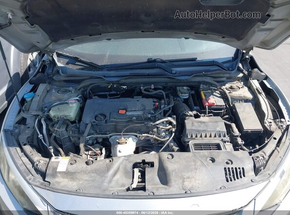 2HGFC2F55GH518421 2016 HONDA CIVIC Серебряный Вид сзади