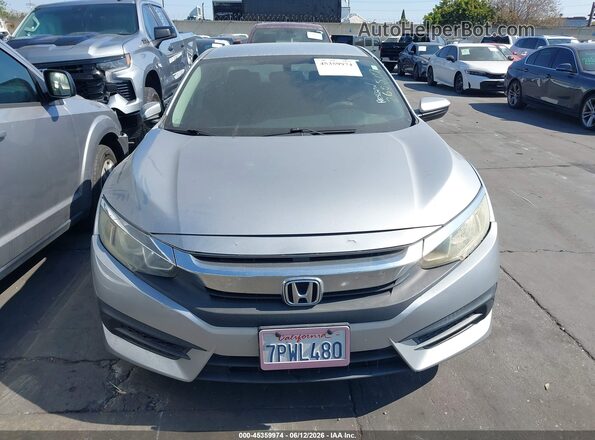 2HGFC2F55GH518421 2016 HONDA CIVIC Серебряный Вид щитка приборов