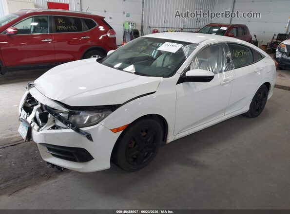 2HGFC2F55GH541424 2016 HONDA CIVIC Белый Передняя левая четверть