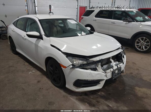 2HGFC2F55GH541424 2016 HONDA CIVIC Белый Вид спереди