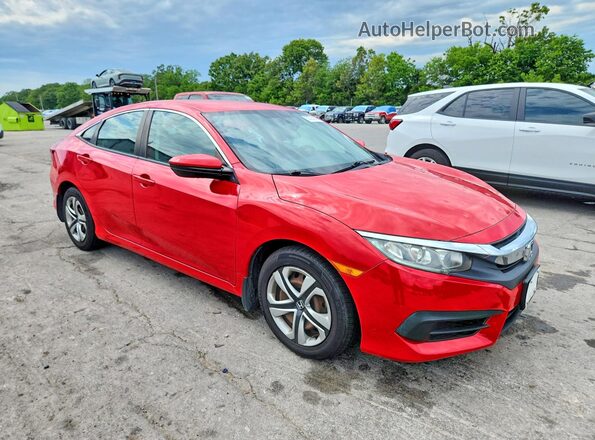 2HGFC2F55GH556747 2016 HONDA CIVIC Red 