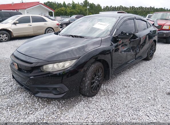 2HGFC2F55GH560426 2016 HONDA CIVIC Black Передня ліва чверть