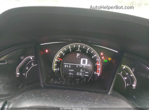 2HGFC2F55GH560426 2016 HONDA CIVIC Black Вид задніх сидінь