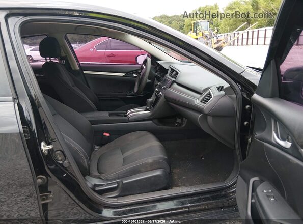 2HGFC2F55GH560426 2016 HONDA CIVIC Black Вид салону спереду