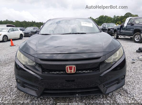 2HGFC2F55GH560426 2016 HONDA CIVIC Black Вид щитка приладів