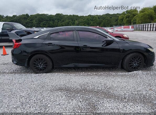 2HGFC2F55GH560426 2016 HONDA CIVIC Black Вид задньої частини салону