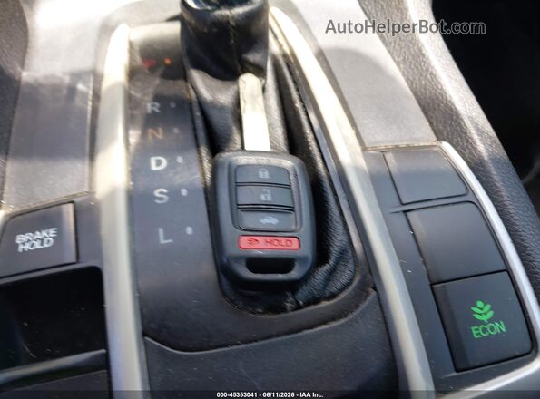 2HGFC2F55GH564928 2016 HONDA CIVIC Gray Вид панелі приладів