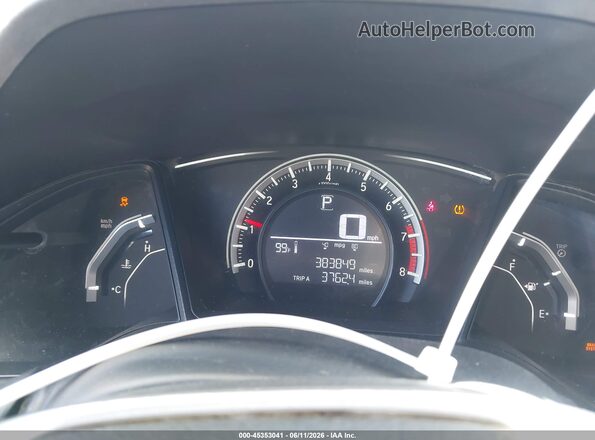 2HGFC2F55GH564928 2016 HONDA CIVIC Gray Вид задніх сидінь