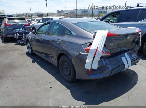 2HGFC2F55GH564928 2016 HONDA CIVIC Gray Задня ліва чверть