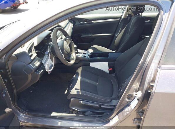 2HGFC2F55GH564928 2016 HONDA CIVIC Gray Вид салону спереду