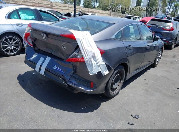2HGFC2F55GH564928 2016 HONDA CIVIC Gray Задня права чверть