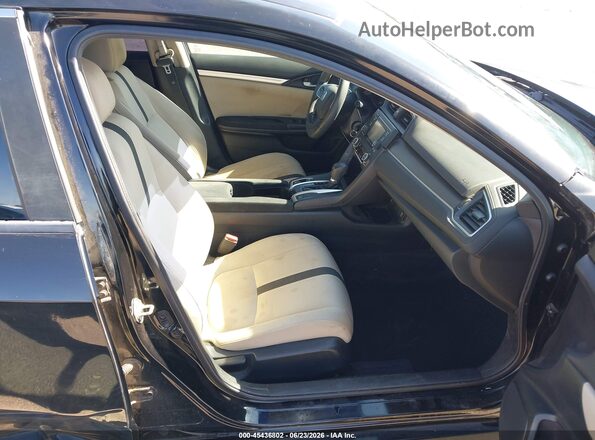 2HGFC2F55GH570034 2016 HONDA CIVIC Black წინა სალონის ხედი