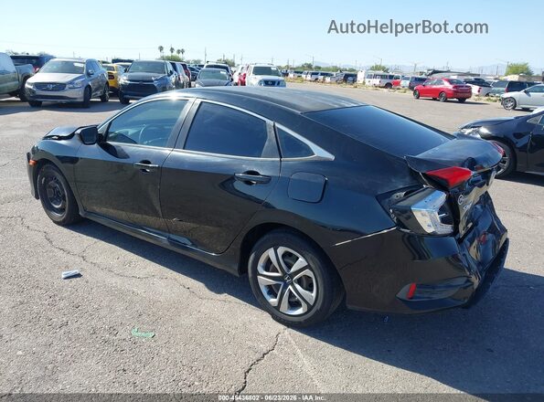 2HGFC2F55GH570034 2016 HONDA CIVIC Black უკანა მარცხენა