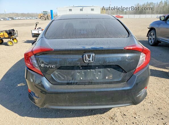 2HGFC2F55HH030281 2017 HONDA CIVIC Black Вид ззаду