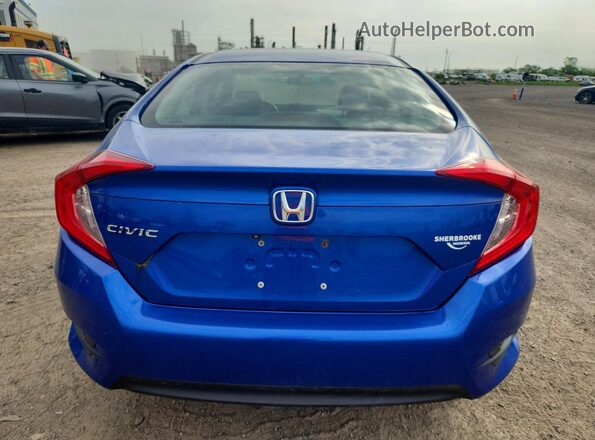 2HGFC2F55HH036596 2017 HONDA CIVIC Blue Հետևի տեսք