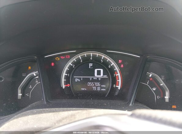 2HGFC2F55HH512670 2017 HONDA CIVIC Silver Widok tylnych siedzeń