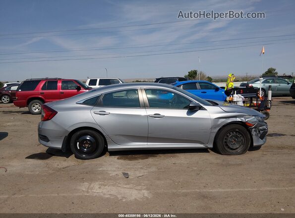 2HGFC2F55HH512670 2017 HONDA CIVIC Silver Widok wnętrza z tyłu